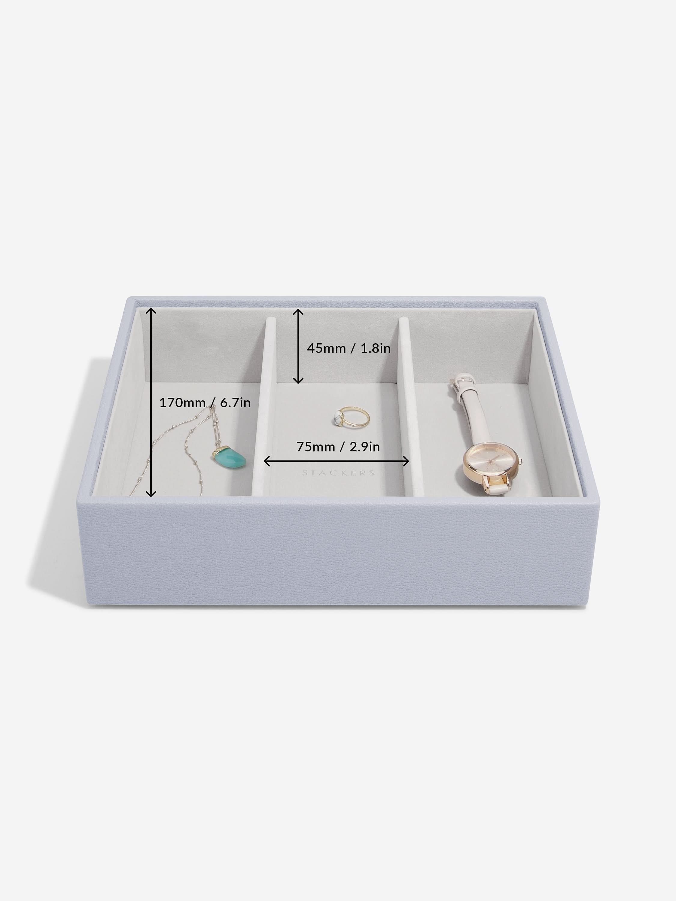 Stackers Horloge & Accessoirelaag voor Klassieke Juwelendoos Lavendel - Mystackers