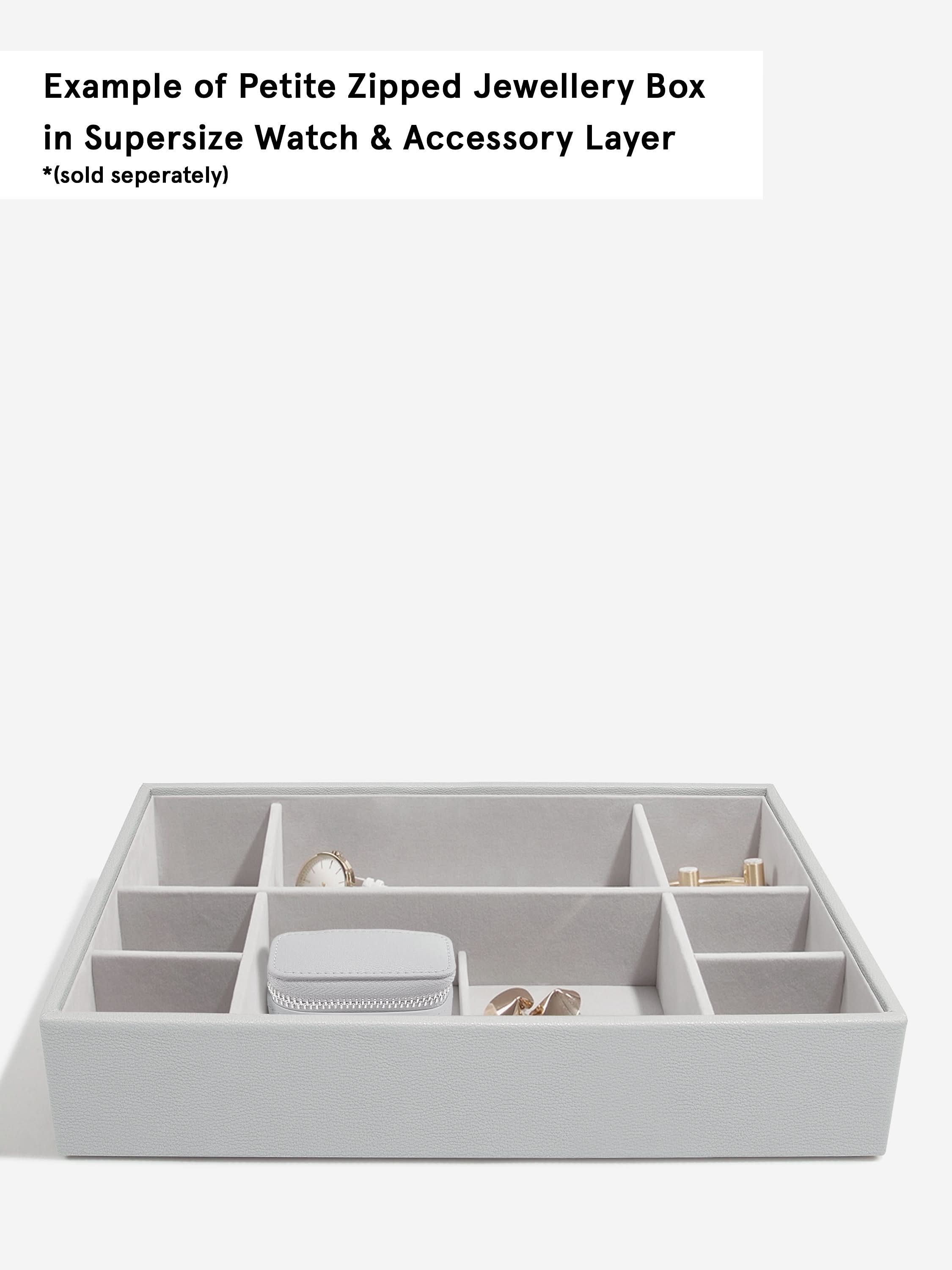 Stackers Petite Jewellery Box Grey