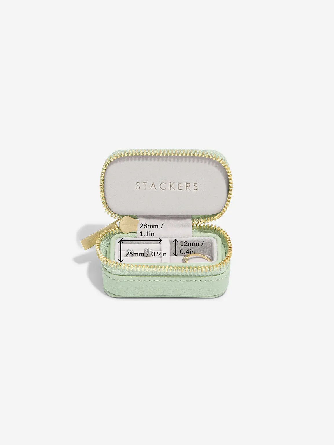 Stackers Petite Juwelendoosje Saliegroen