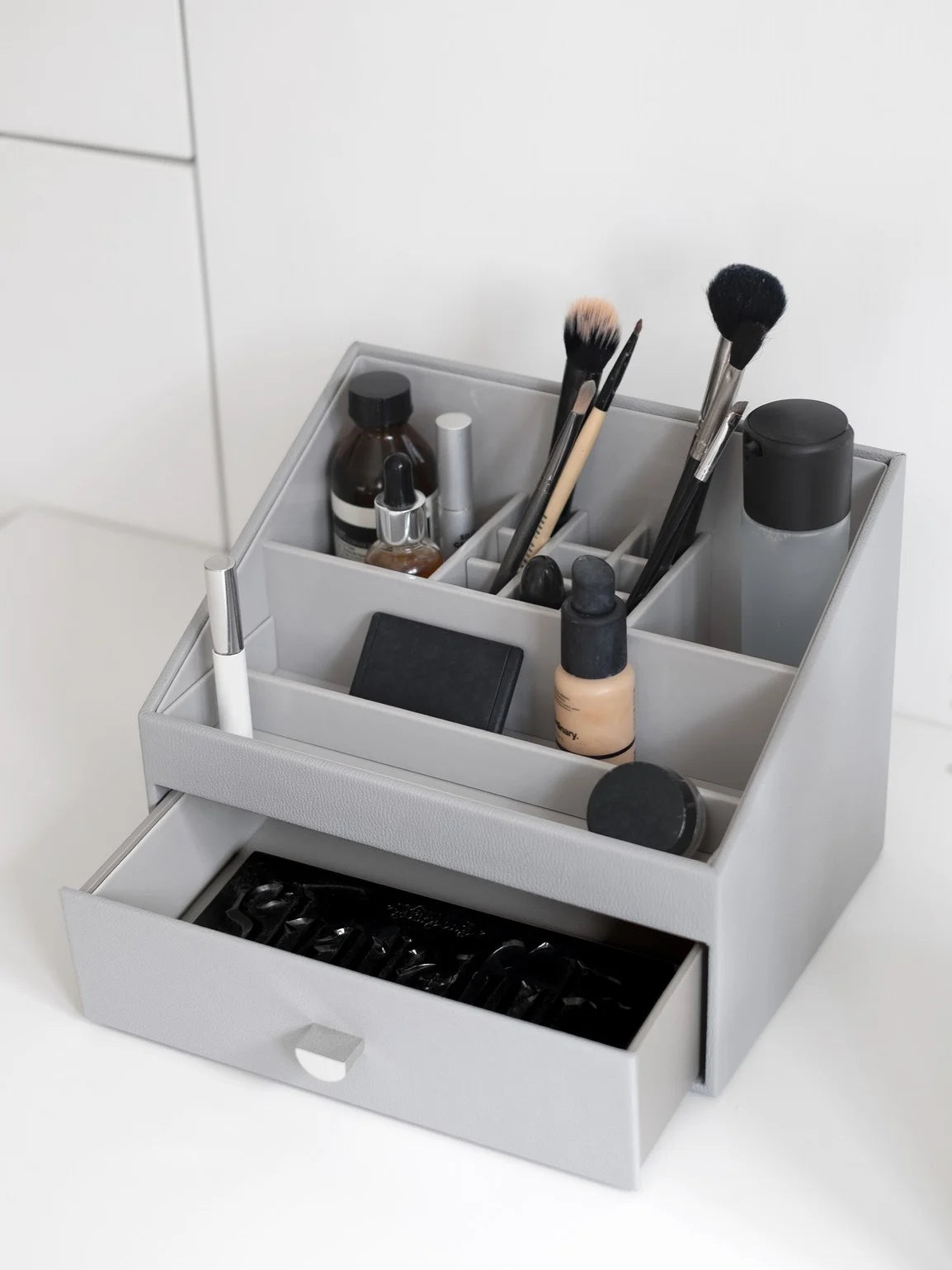 Stackers Makeup Organizer Grijs