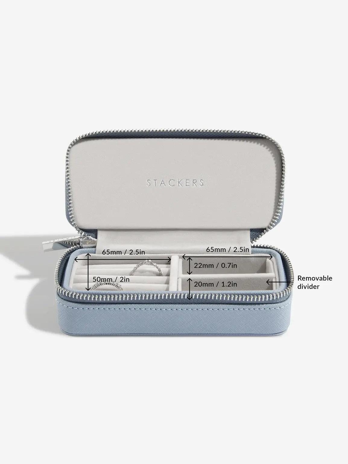 Stackers Medium Travel box Blauw