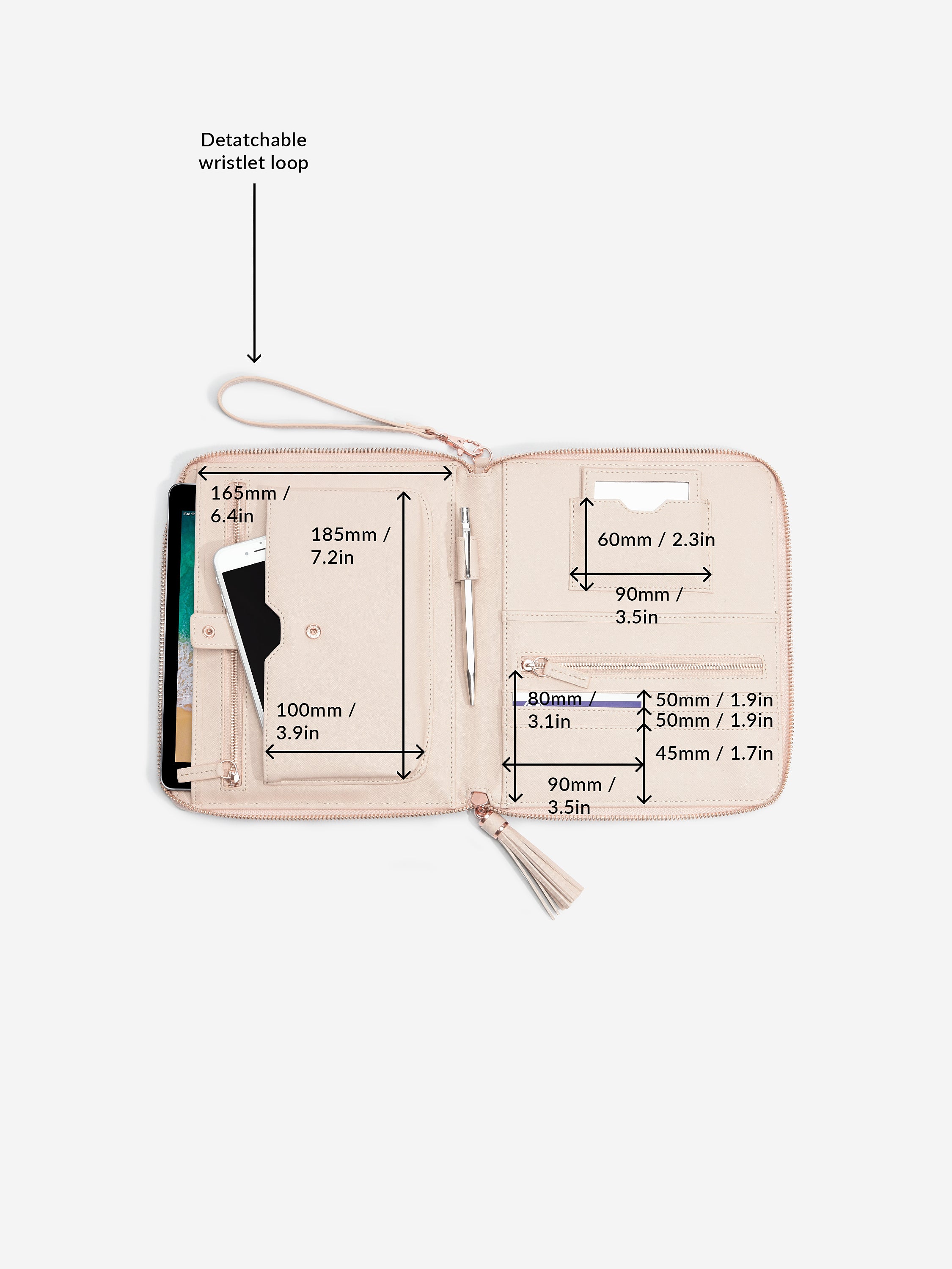Stackers Tech Organizer Roze