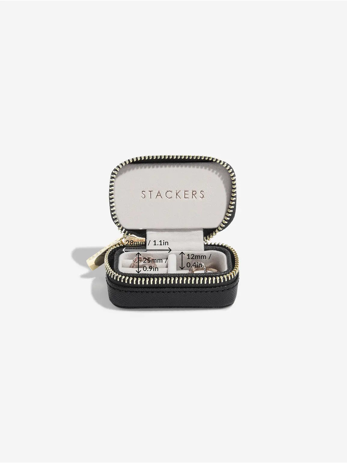 Stackers Petite Juwelendoosje Zwart