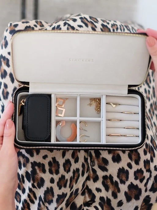 Stackers Large + Petite Travel Box Zwart