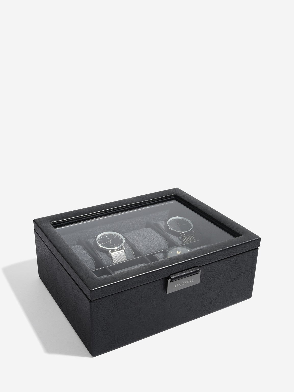 Stackers Achtdelige Horlogebox Zwart