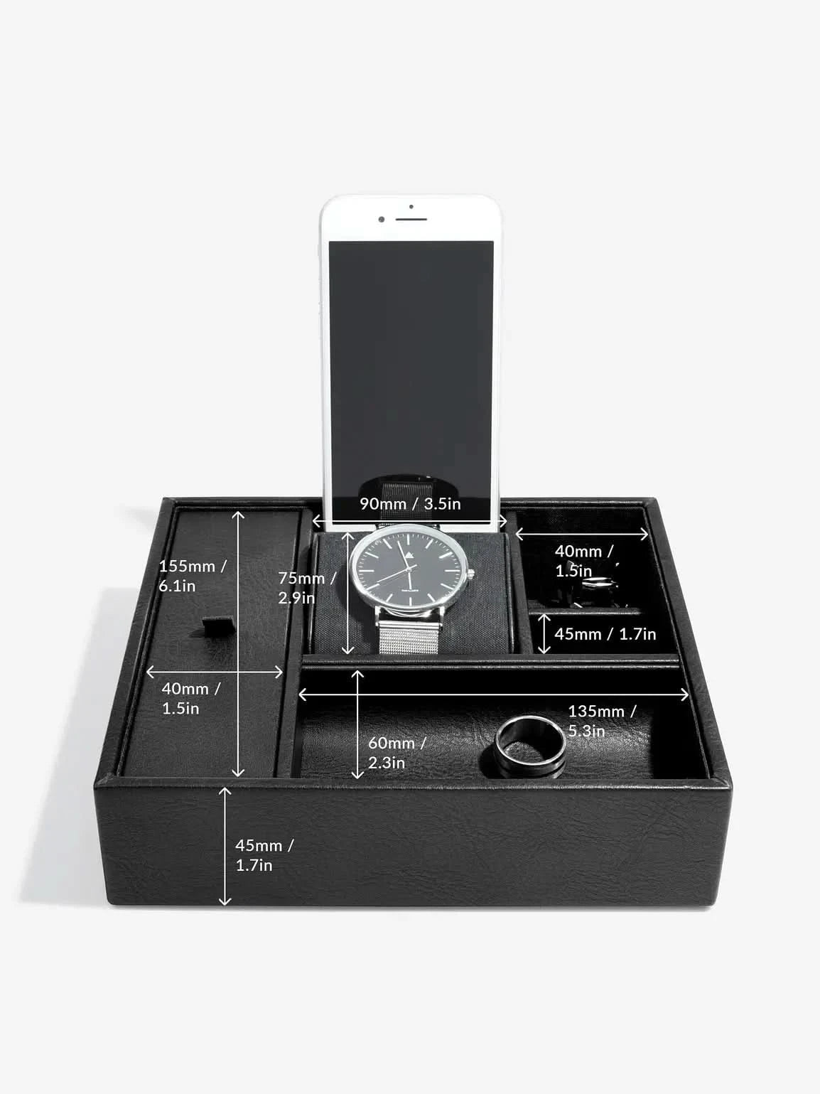 Stackers Smartphone Organizer Zwart - Mystackers