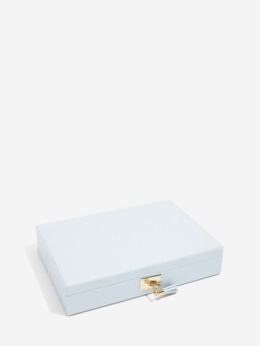 Stackers Lederen Deksel Blauw - Mystackers