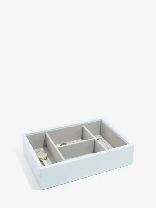 Stackers Lederen Horloge & Accessoirelaag Blauw - Mystackers