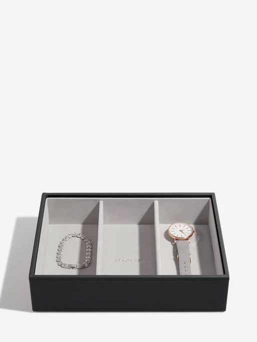 Stackers Klassieke Juwelendoos Set van 3 Zwart