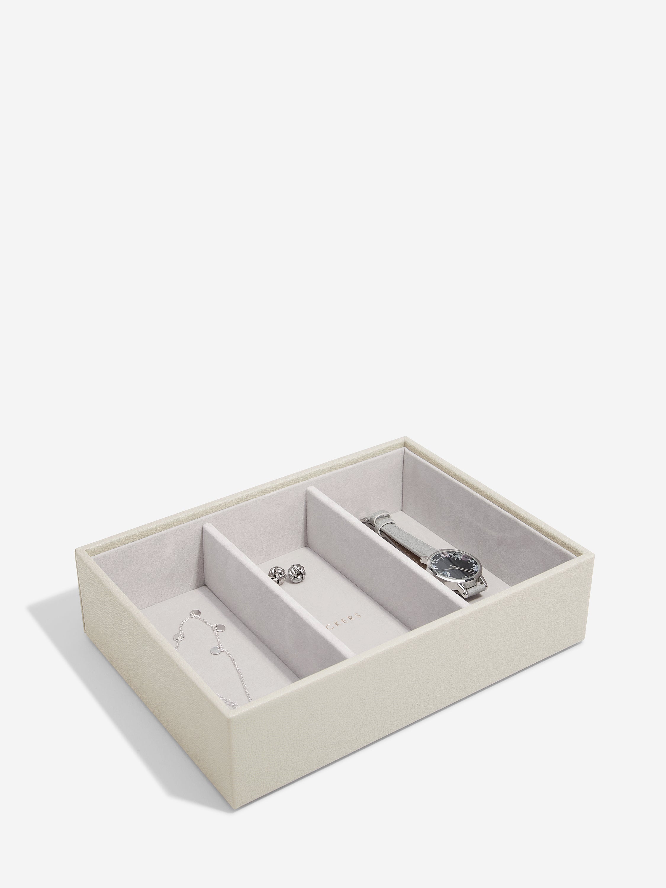 Stackers Compartiment pour montre et accessoires pour boîte à bijoux classique Avoine
