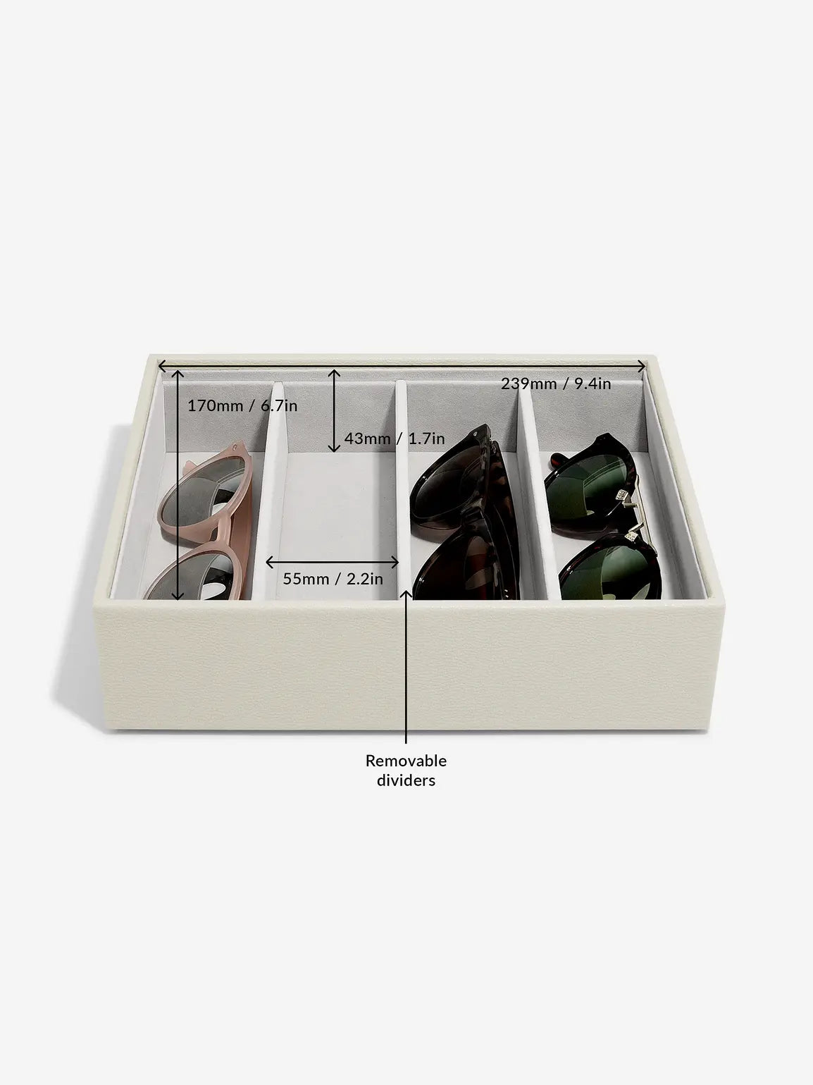 Stackers Bril & Accessoires-laag voor Klassieke Juwelendoos Havermout
