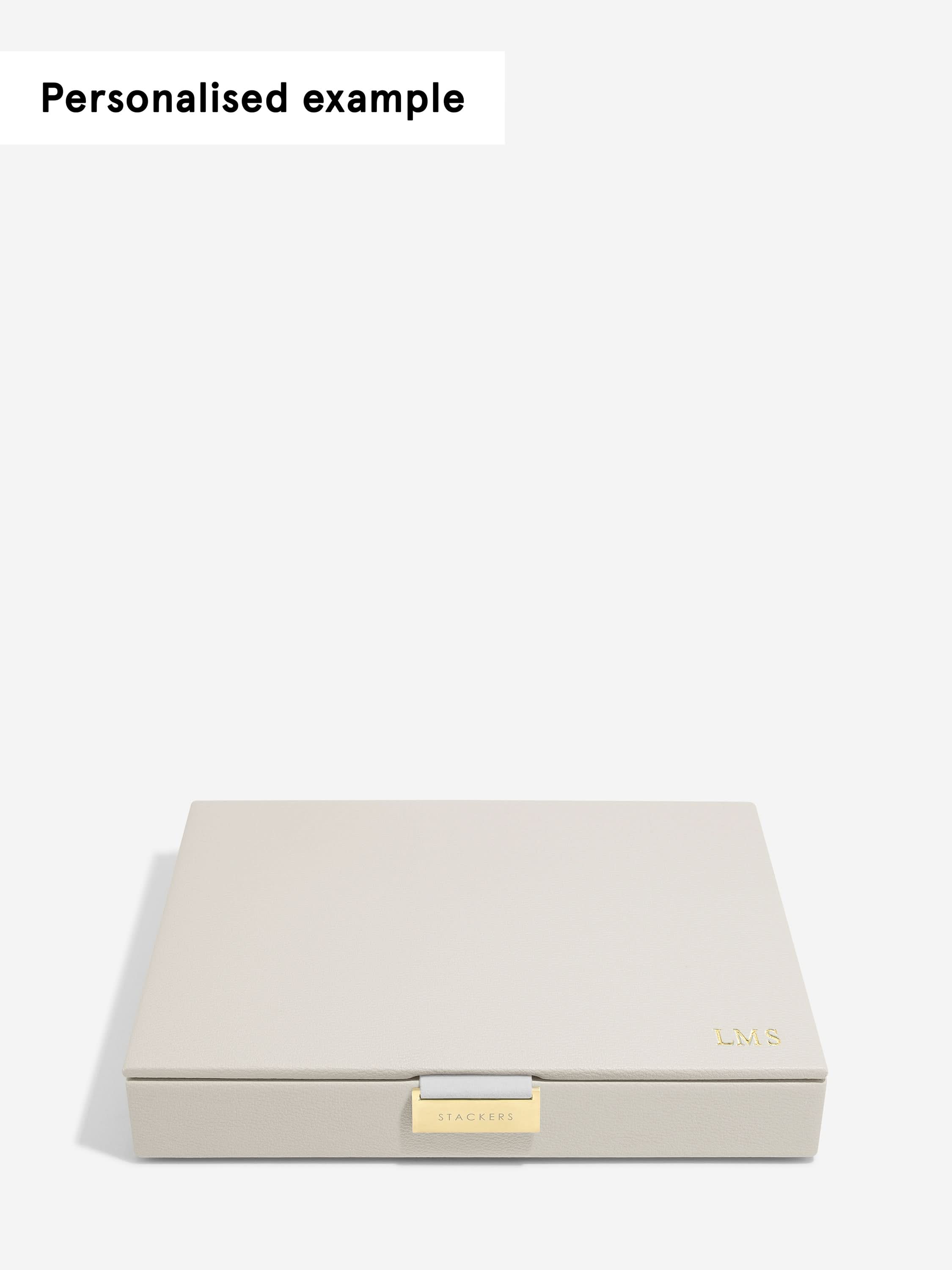 Stackers Charm deksel voor Klassieke Juwelendoos Havermout - Mystackers