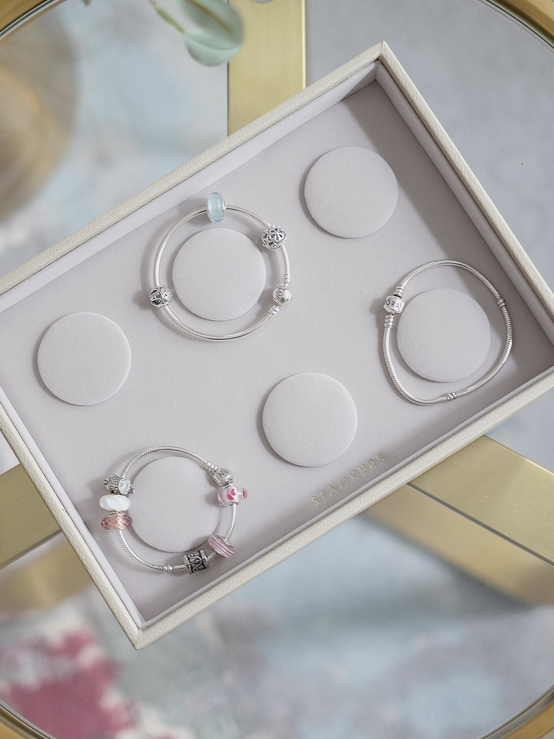 Stackers Compartiment pour bracelet pour Boîte à Bijoux Classique Avoine