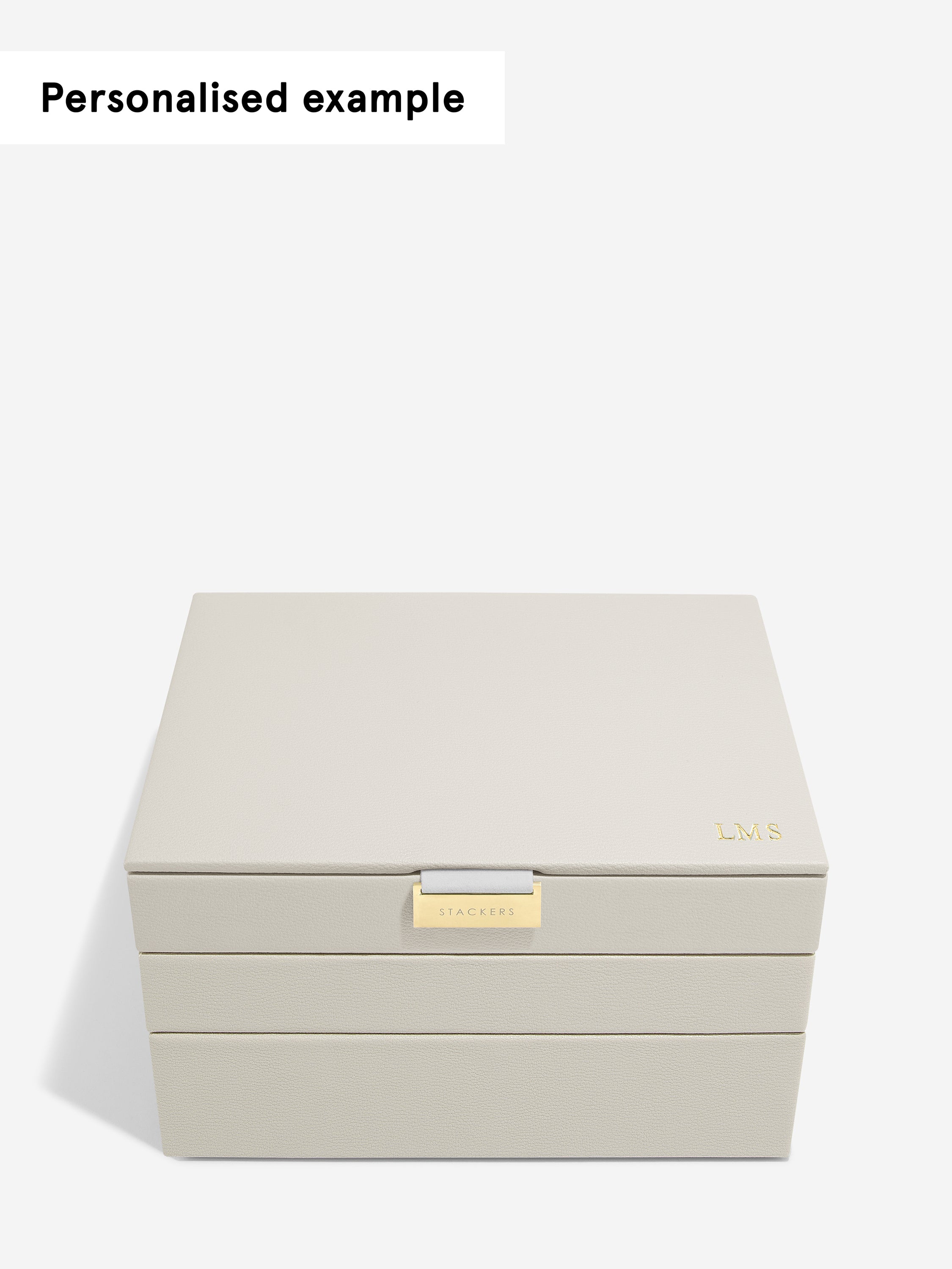 Stackers Klassieke Juwelendoos Set van 3 Havermout