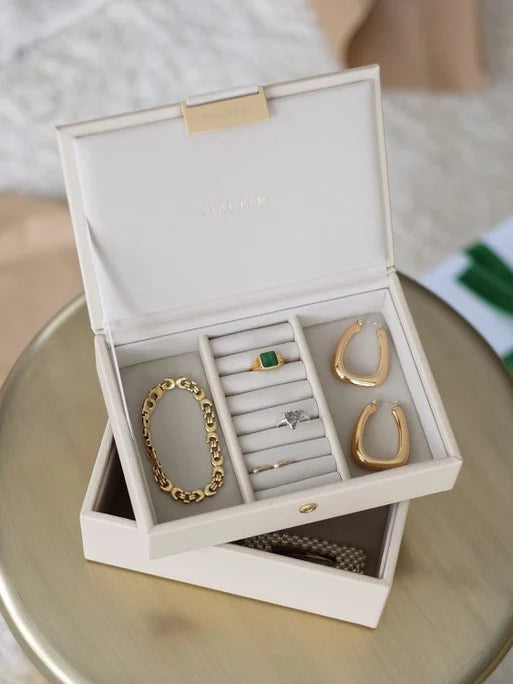 Stackers Mini Juwelendoos Set van 2 Havermout