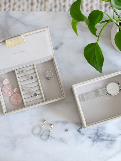 Stackers Mini Juwelendoos Set van 2 Havermout