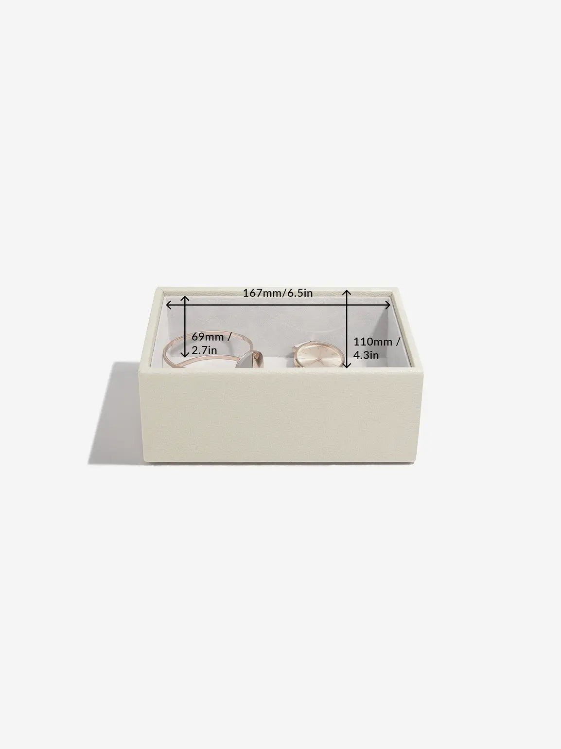 Stackers Mini Horloge & Accessoirelaag Havermout