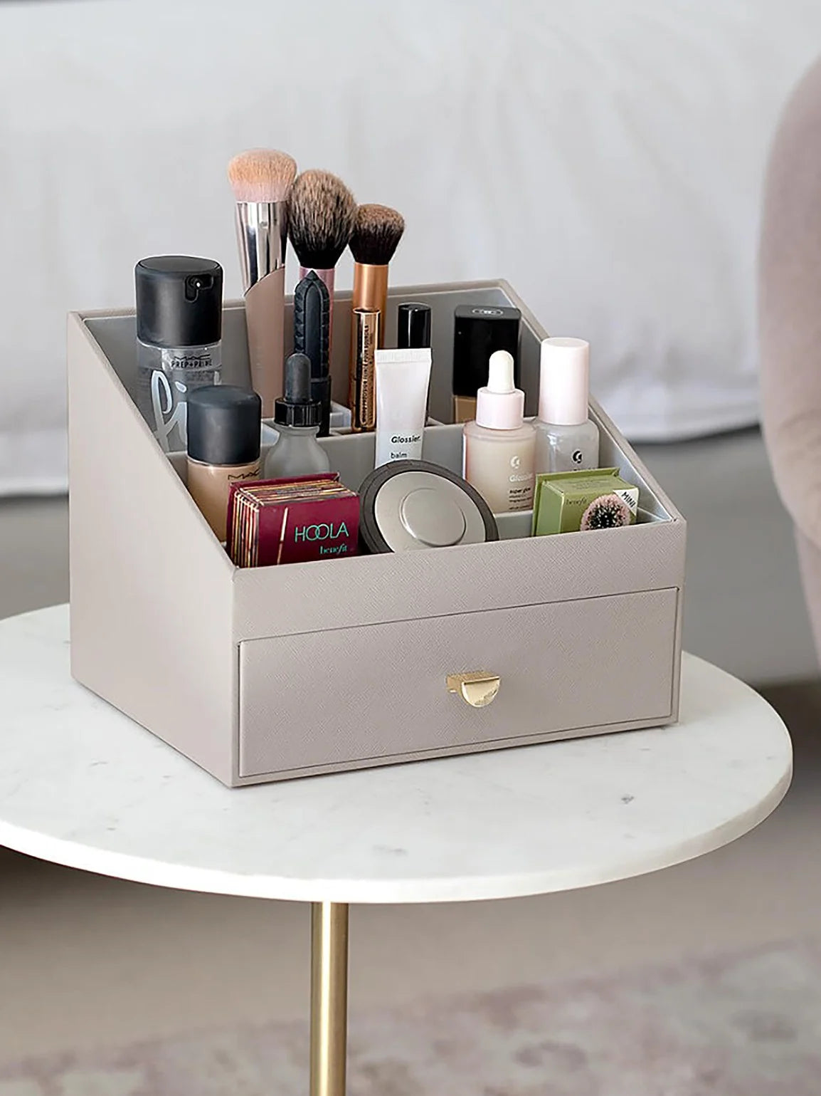 Stackers Makeup Organizer Taupe