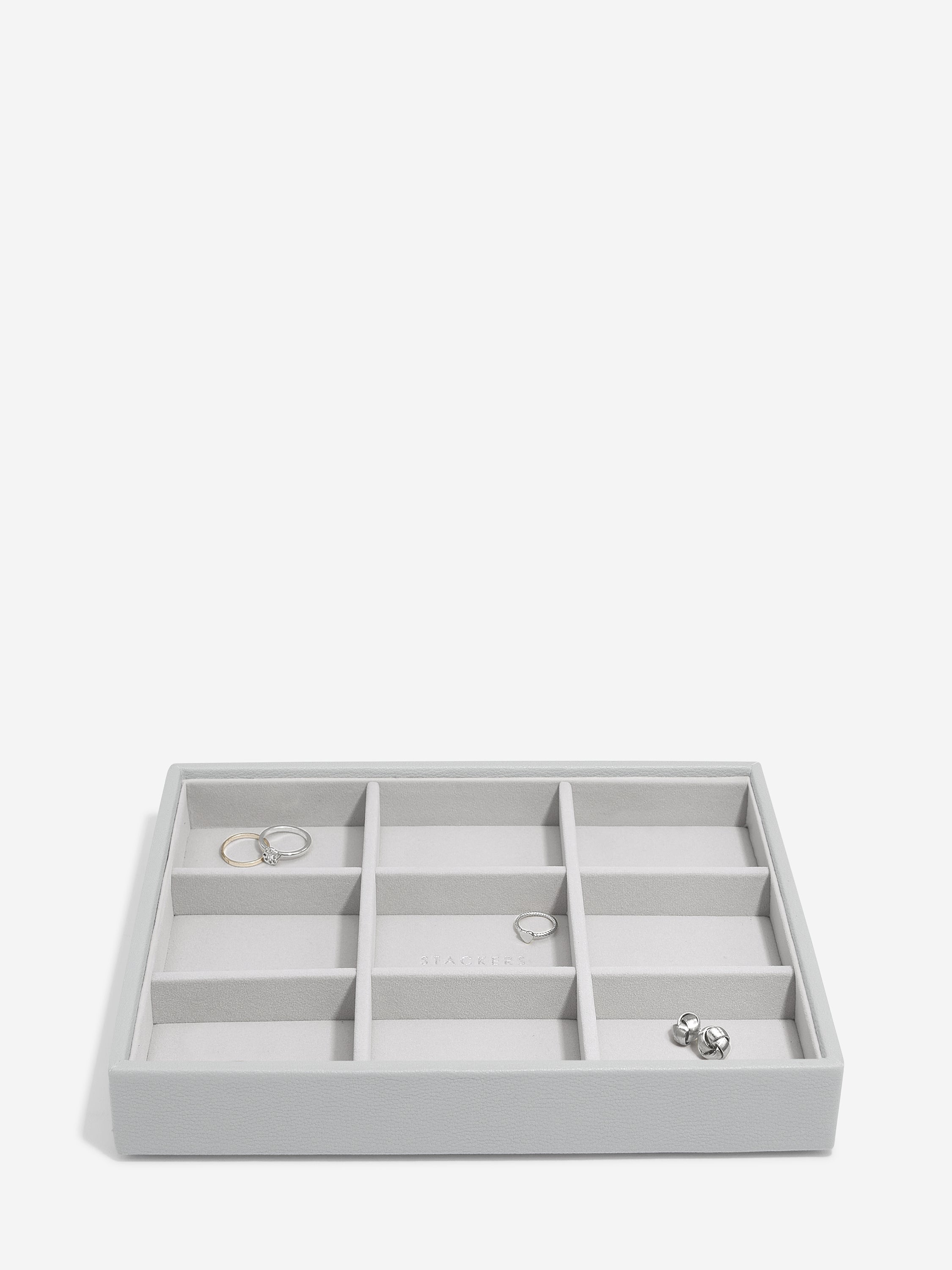 Stackers Compartiment Standard pour boîte à bijoux classique gris
