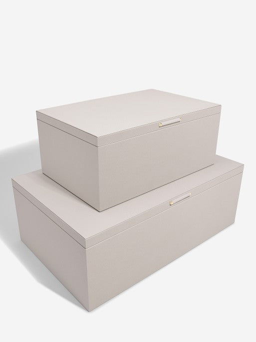 Stackers Opbergdozenset van twee Taupe