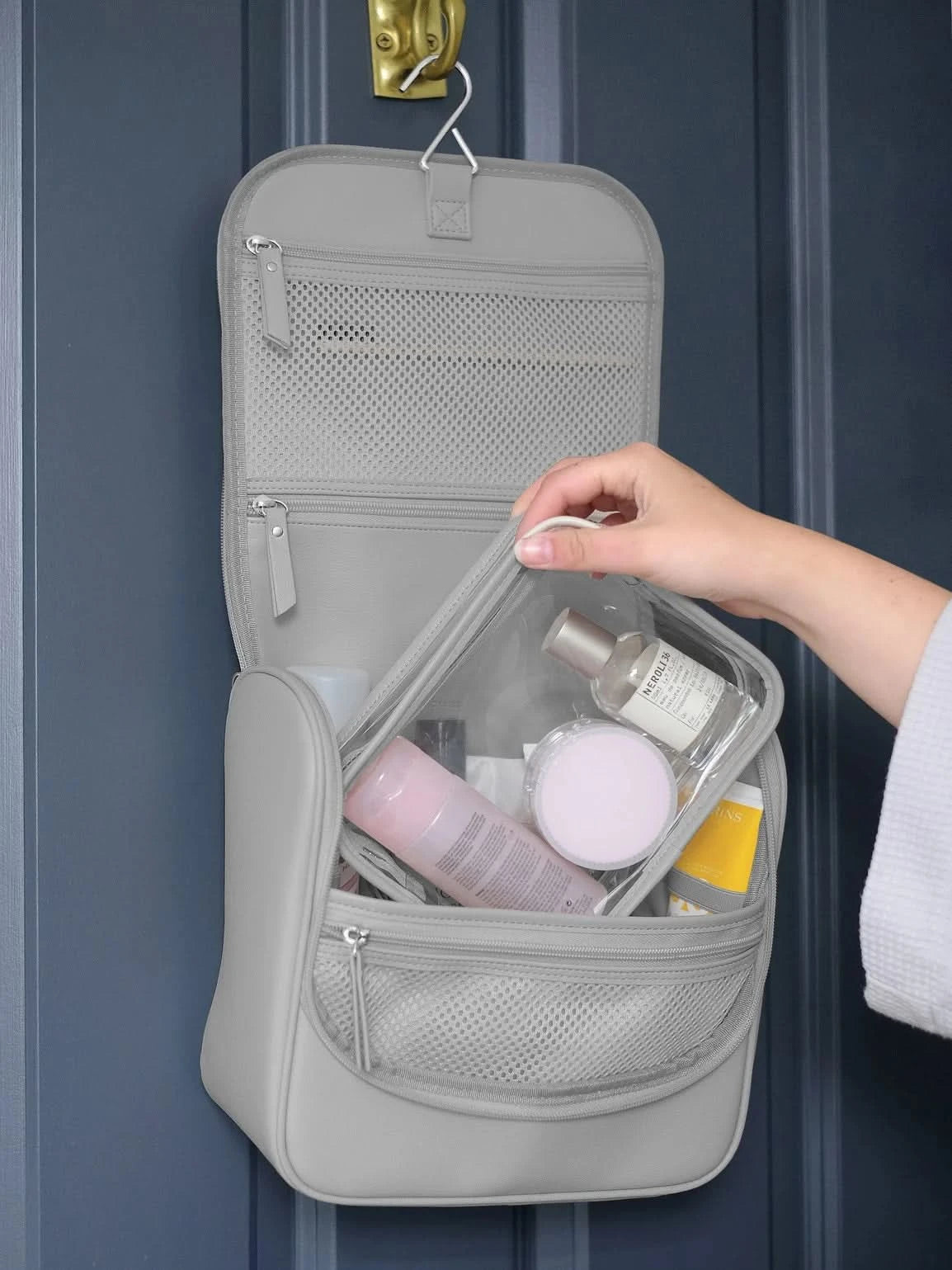 Stackers hangende Toilettas Grijs - Mystackers