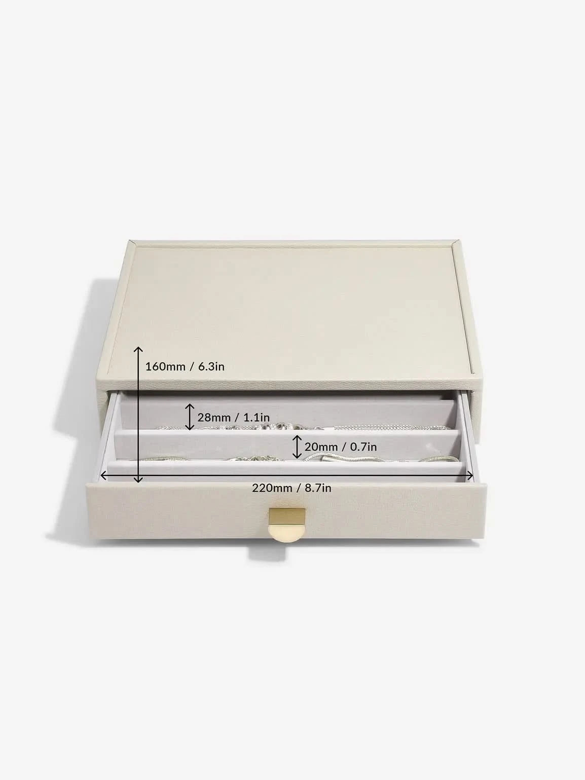 Stackers Halskettingenlade voor Klassieke Display Juwelendoos Havermout - Mystackers