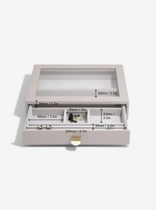Stackers Klassieke Display Juwelendoos Set van 3 Taupe