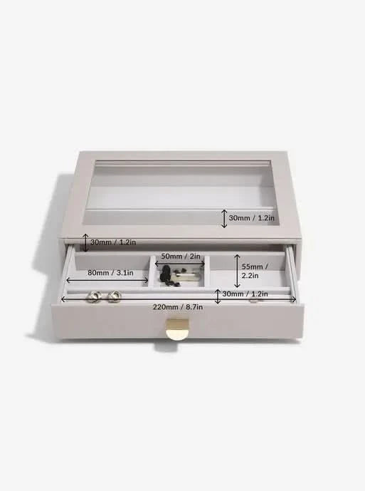 Stackers Klassieke Display Juwelendoos Set van 3 Taupe - Mystackers