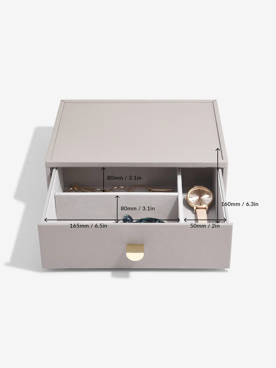 Stackers Klassieke Display Juwelendoos Set van 3 Taupe