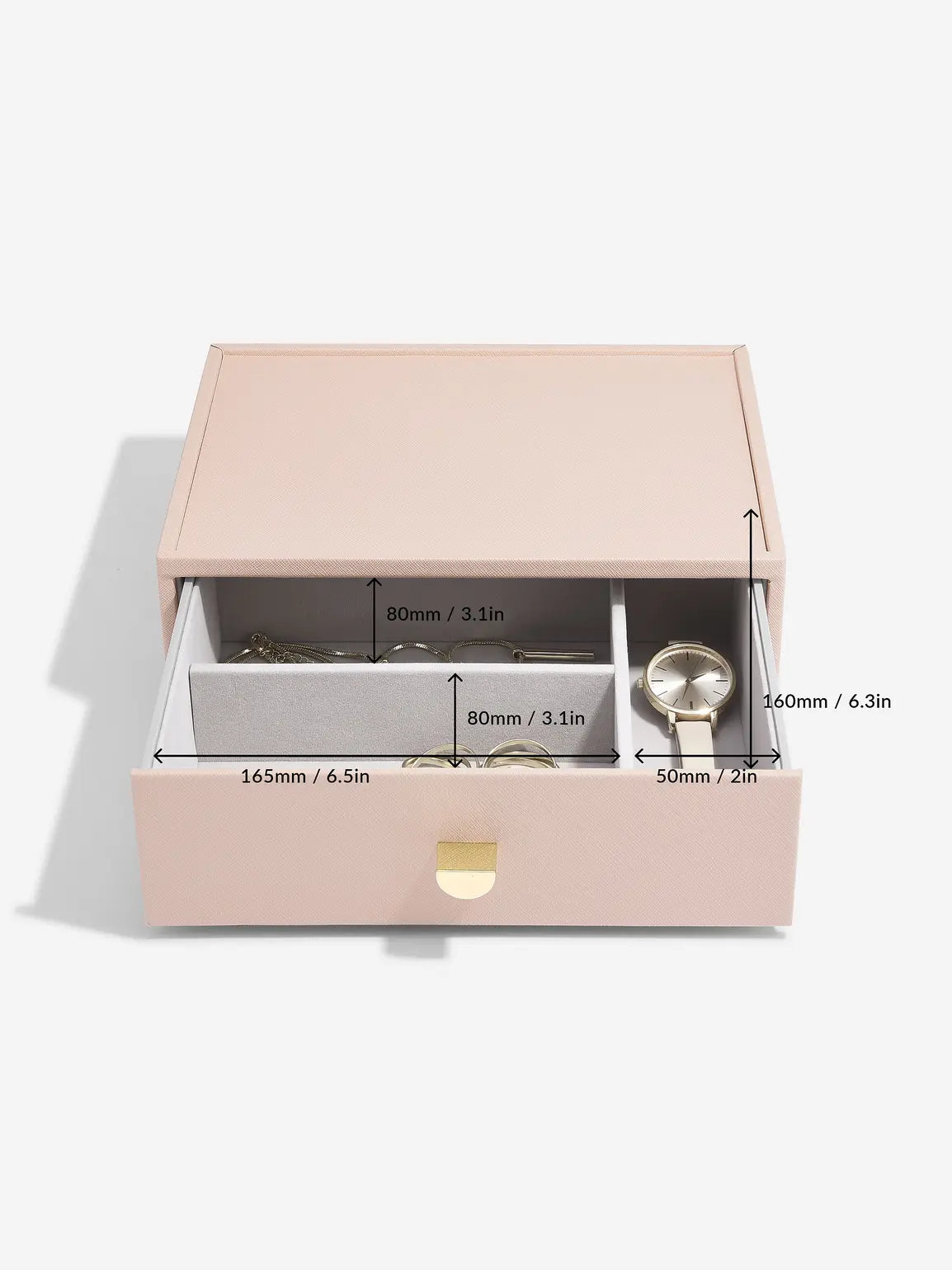 Stackers Klassieke Display Juwelendoos Set van 3 Roze - Mystackers