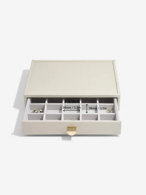 Stackers Klassieke Display Juwelendoos Set van 3 Havermout