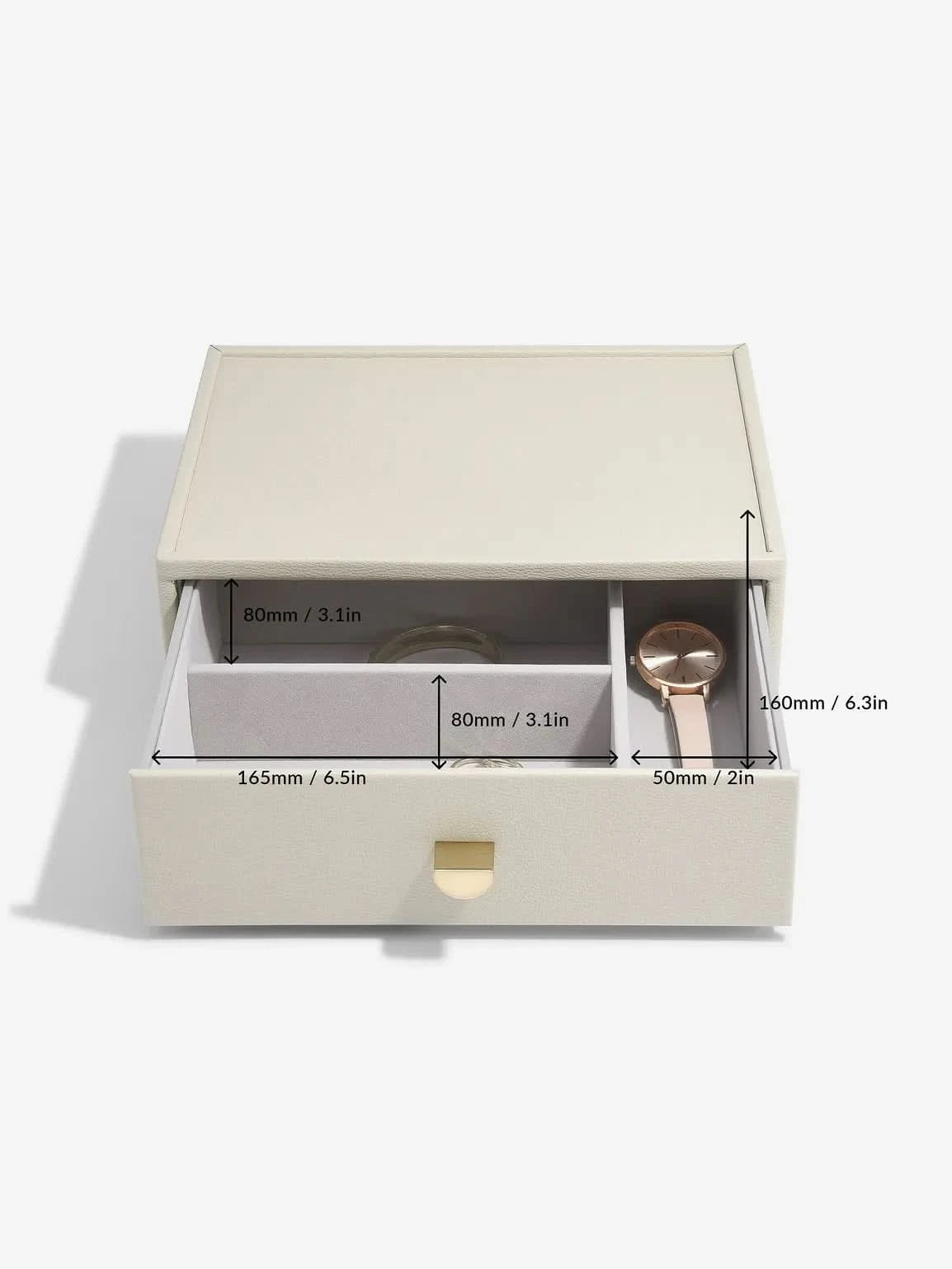 Stackers Klassieke Display Juwelendoos Set van 3 Havermout - Mystackers