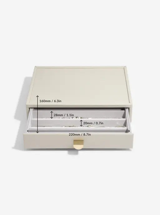 Stackers Klassieke Display Juwelendoos Set van 4 Havermout