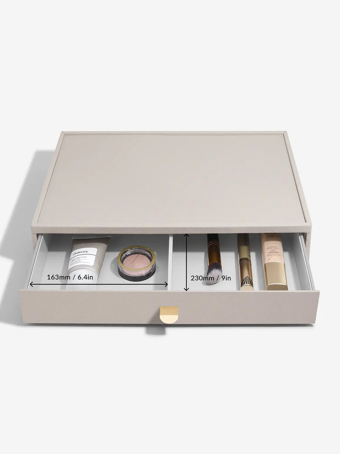 Stackers Makeup Organizer Lade Taupe XL