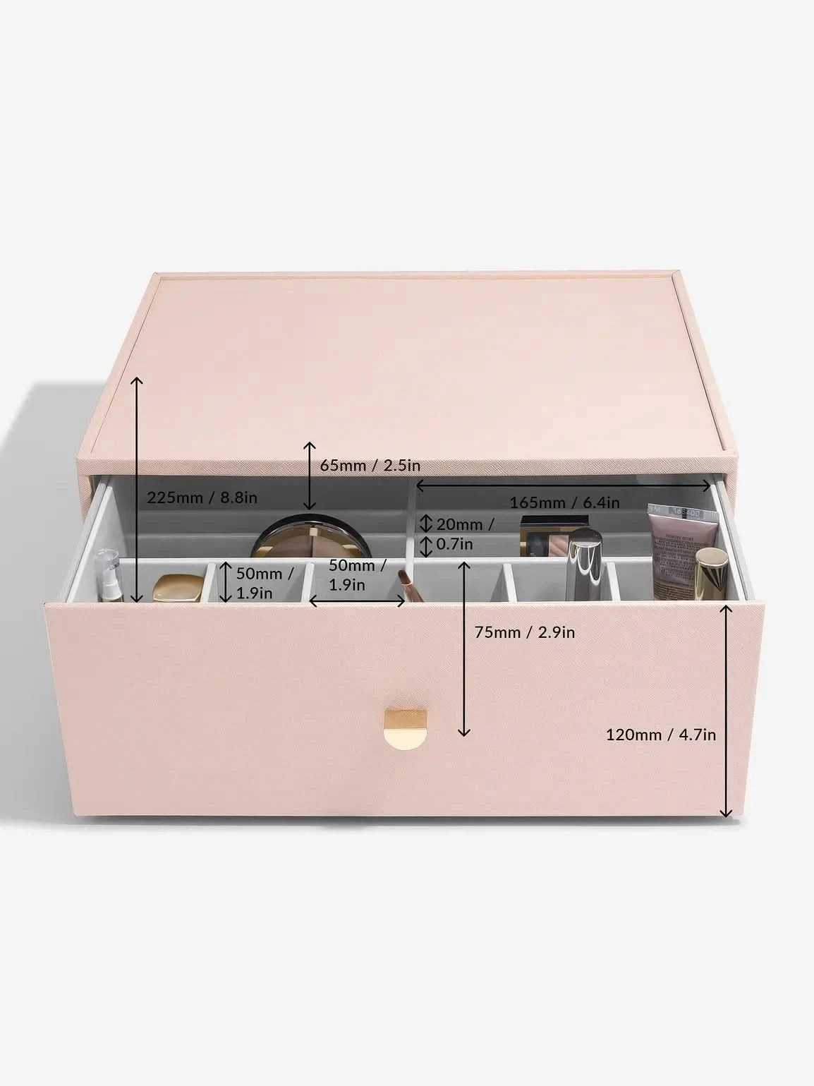 Stackers Supergrote Makeup Organizer Roze - Mystackers