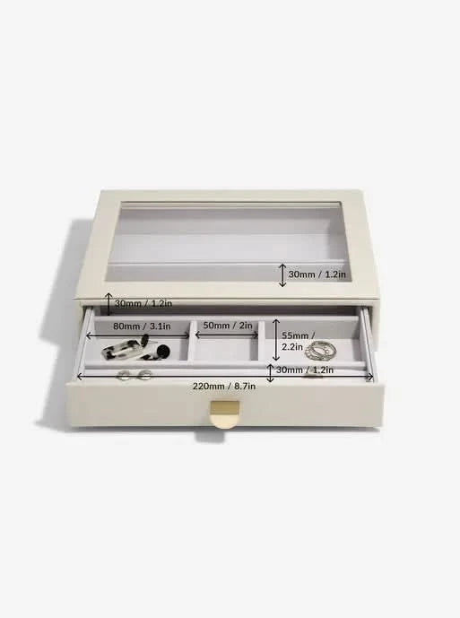 Stackers Klassieke Display Juwelendoos Set van 2 Havermout - Mystackers