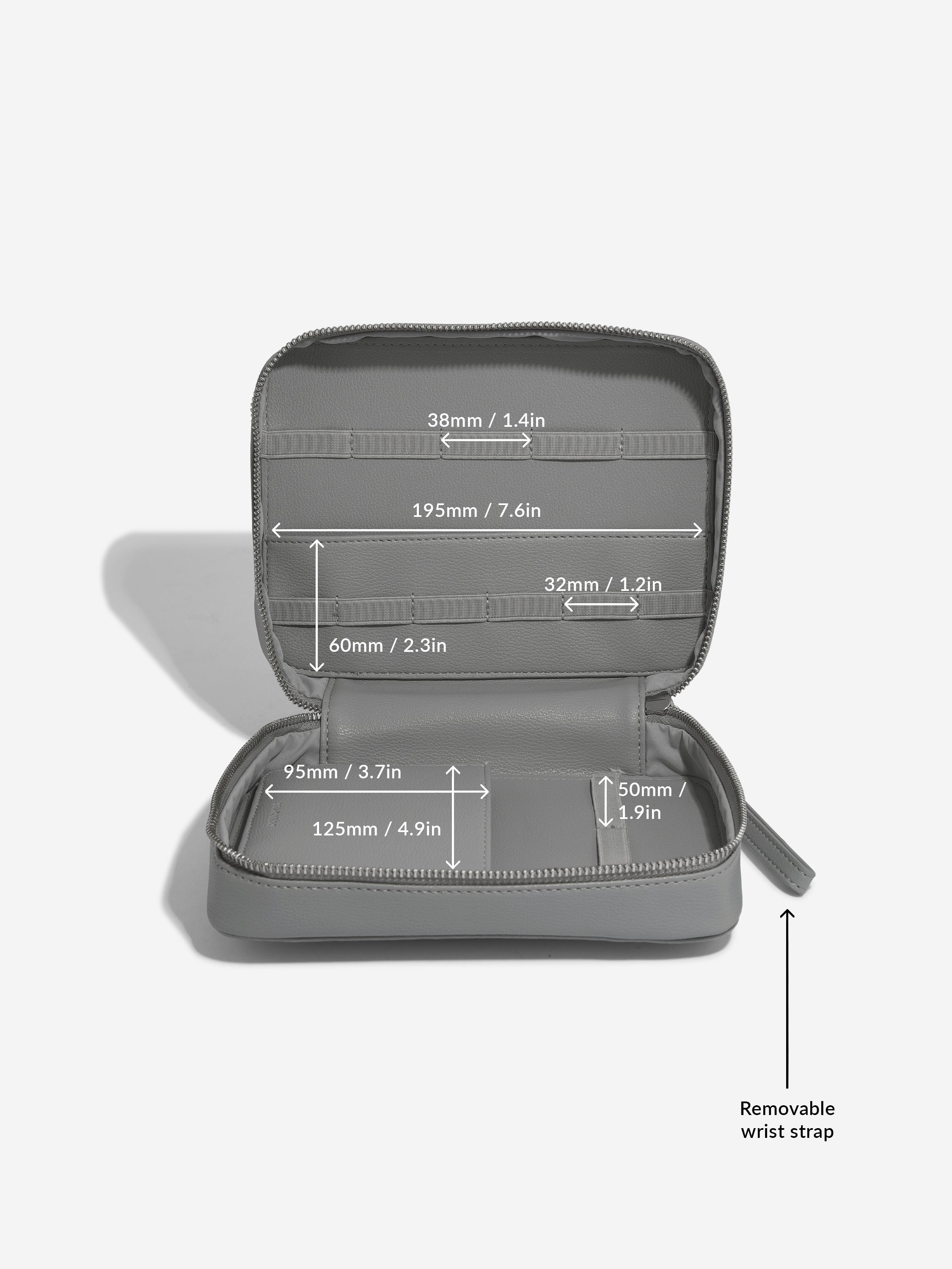 Stackers Kabelopberger Donkergrijs