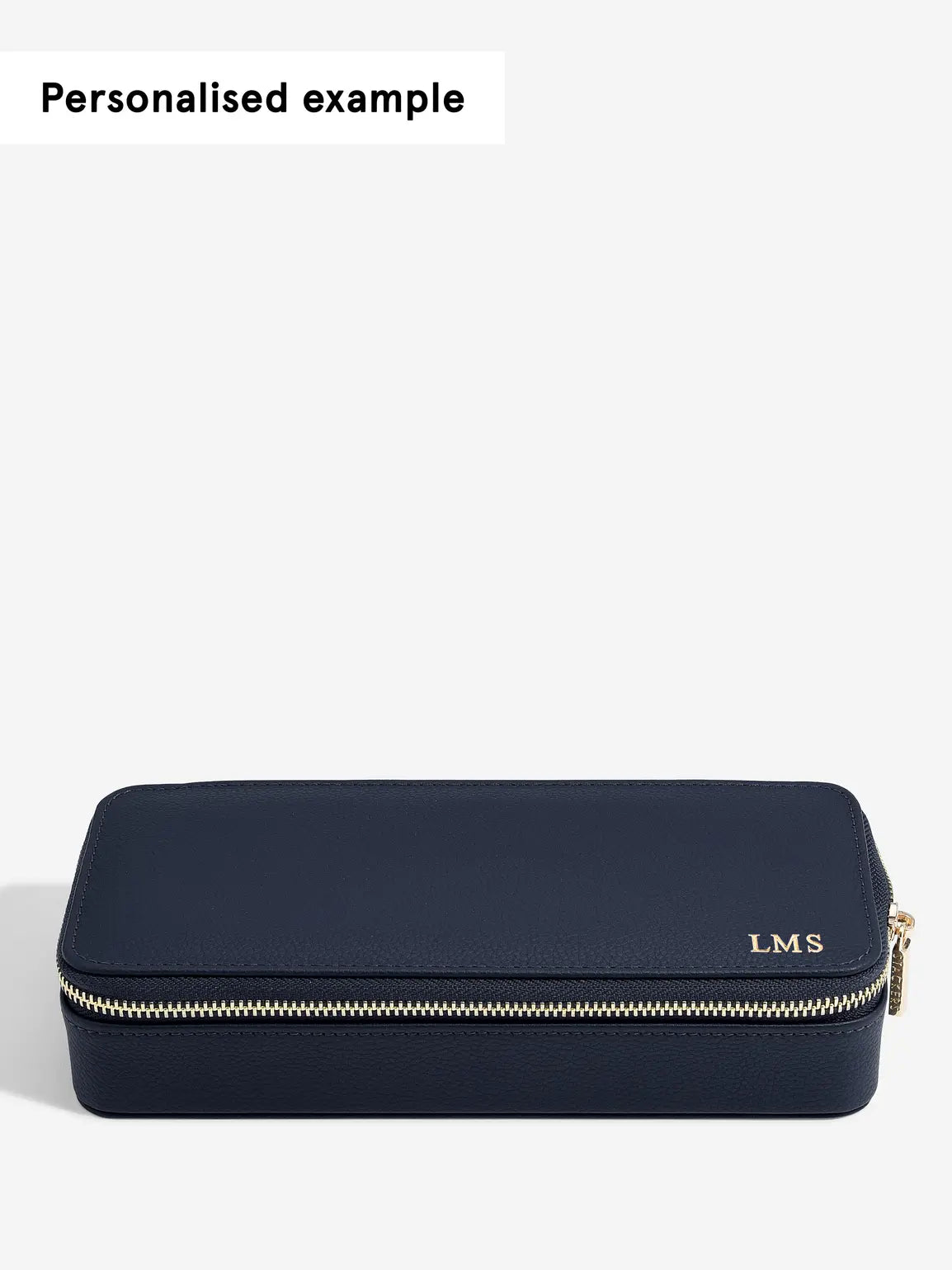 Stackers Large + Petite Travel Box Marineblauw