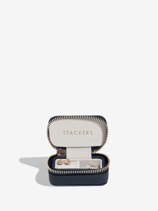 Stackers Large + Petite Travel Box Marineblauw
