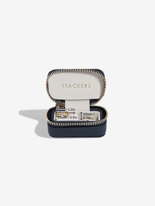 Stackers Large + Petite Travel Box Marineblauw