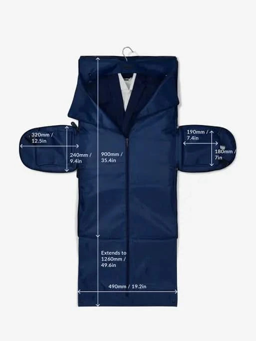 Stackers kledingzak met ritssluiting Marineblauw - Mystackers