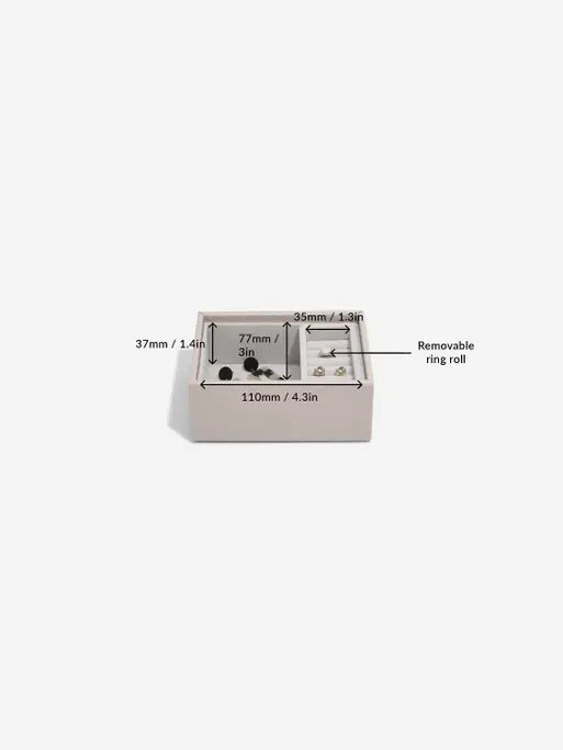 Stackers Micro Juwelendoos Set van 2 Taupe