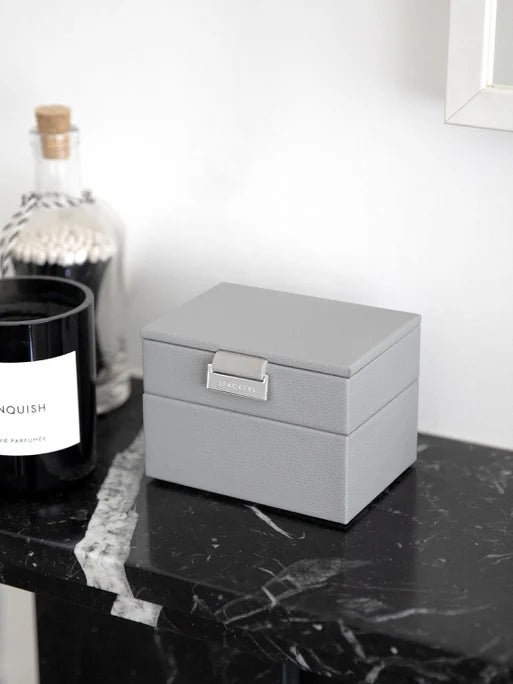 Stackers Micro Juwelendoos Set van 2 Grijs