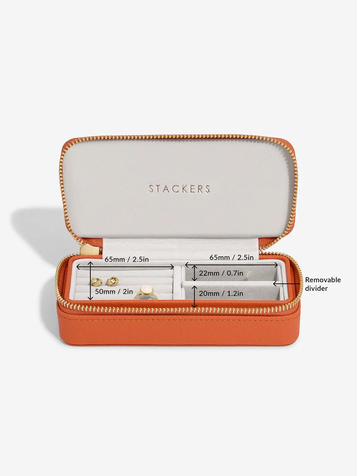 Stackers Medium Travel box Oranje