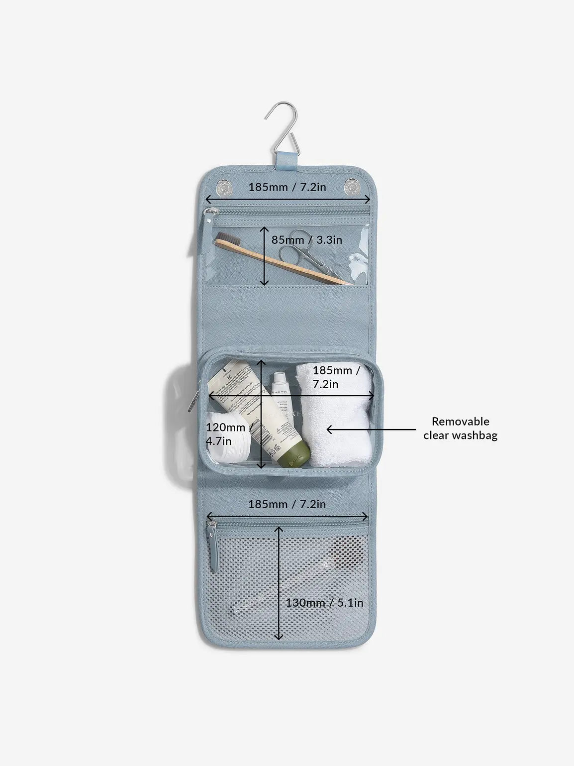 Stackers kleine hangende Toilettas Blauw