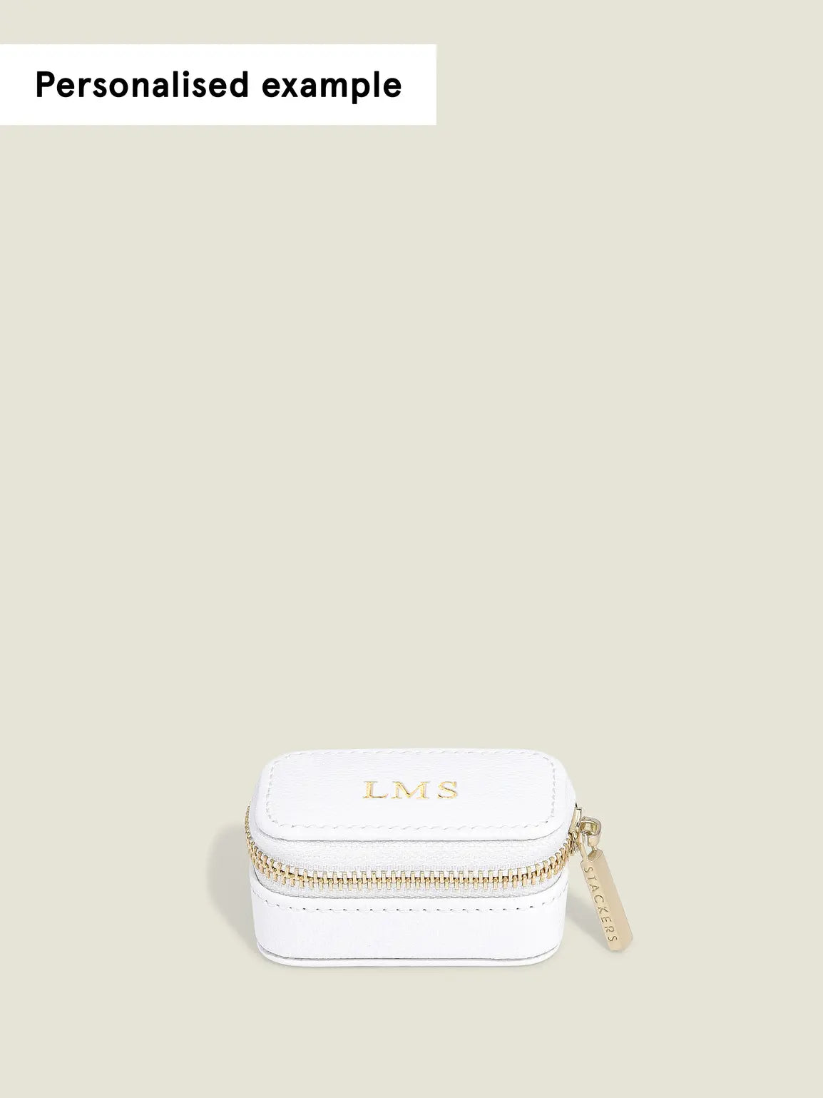 Stackers Petite Ringdoosje Wit