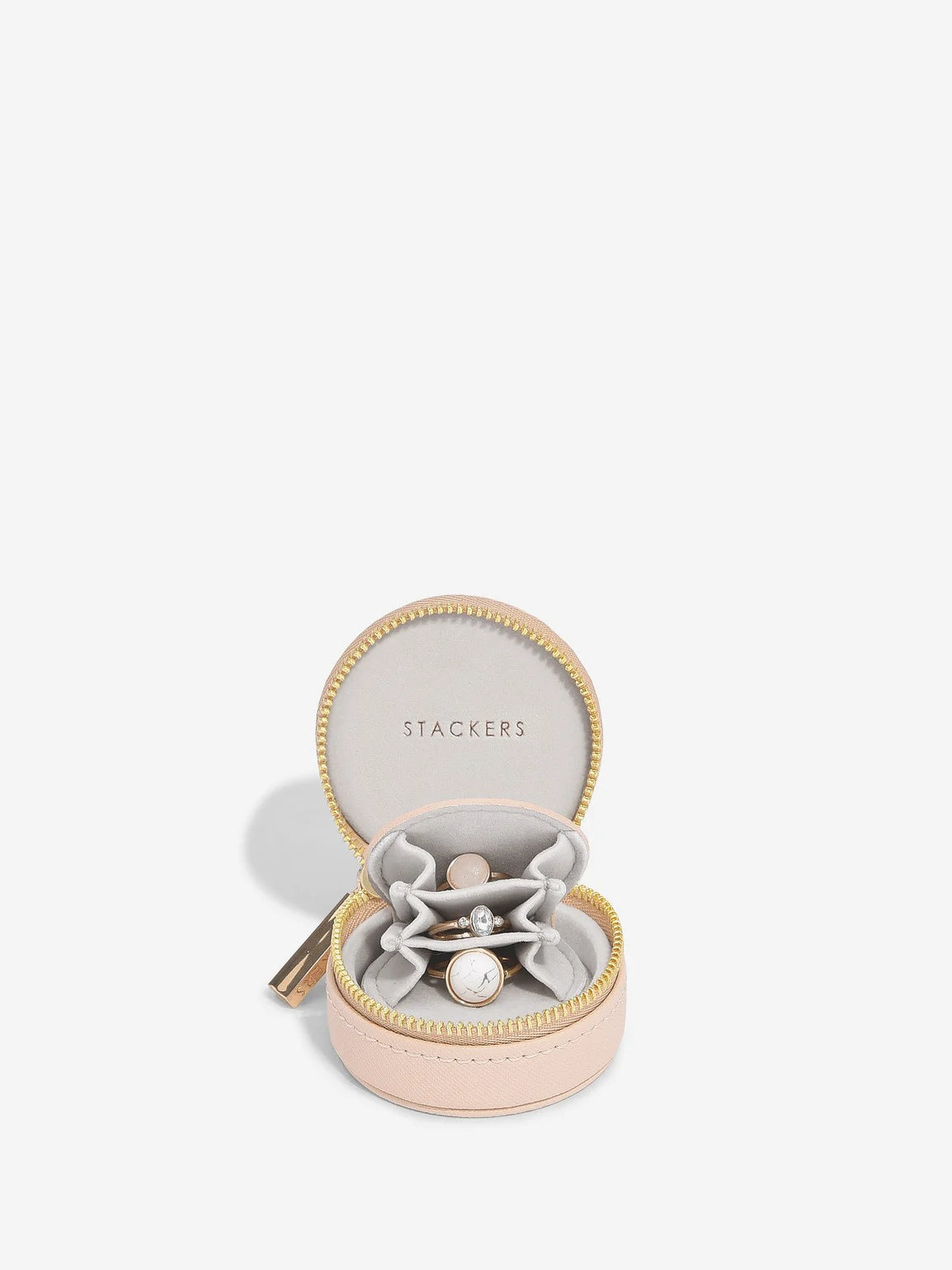 Stackers Oyster Reissieradendoosje Roze