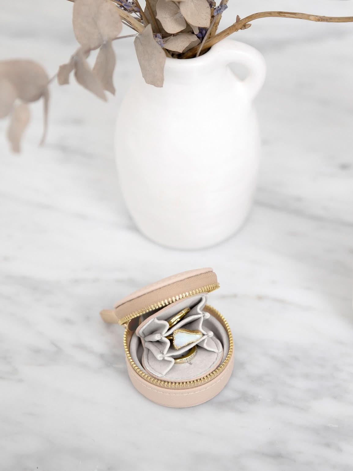 Stackers Oyster Reissieradendoosje Roze - Mystackers