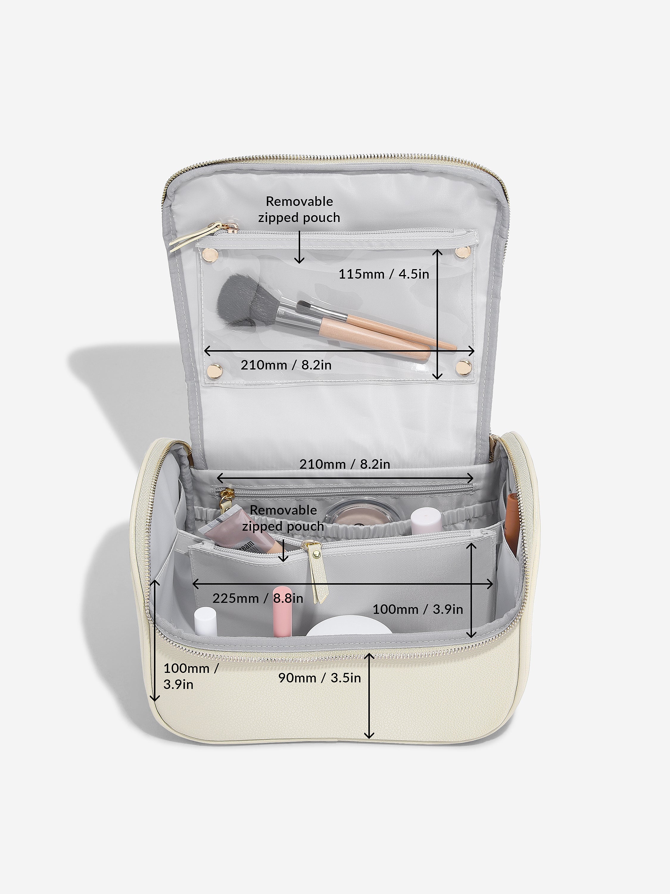 Stackers Grote Cosmeticacase Parelmoer