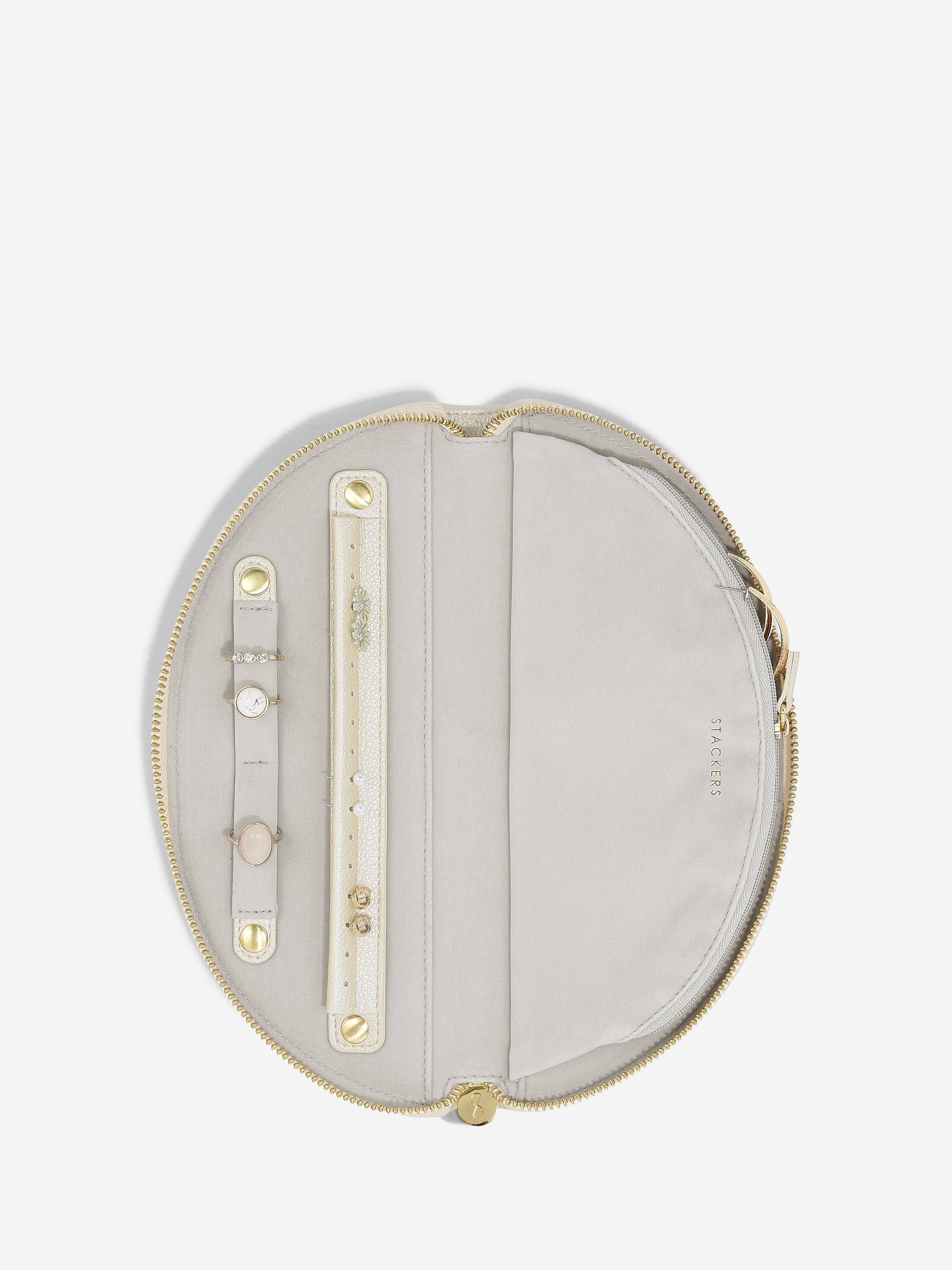 Stackers Halve Maan Jewellery Roll Parelmoer